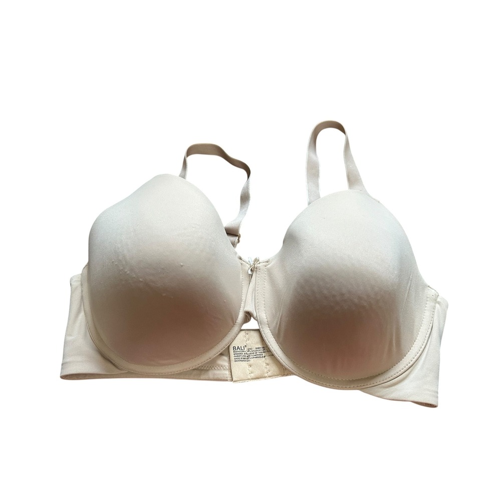 Bali Comfort Revolution‎ T-Shirt Bra Wire Free Full Coverage Beige size 38D